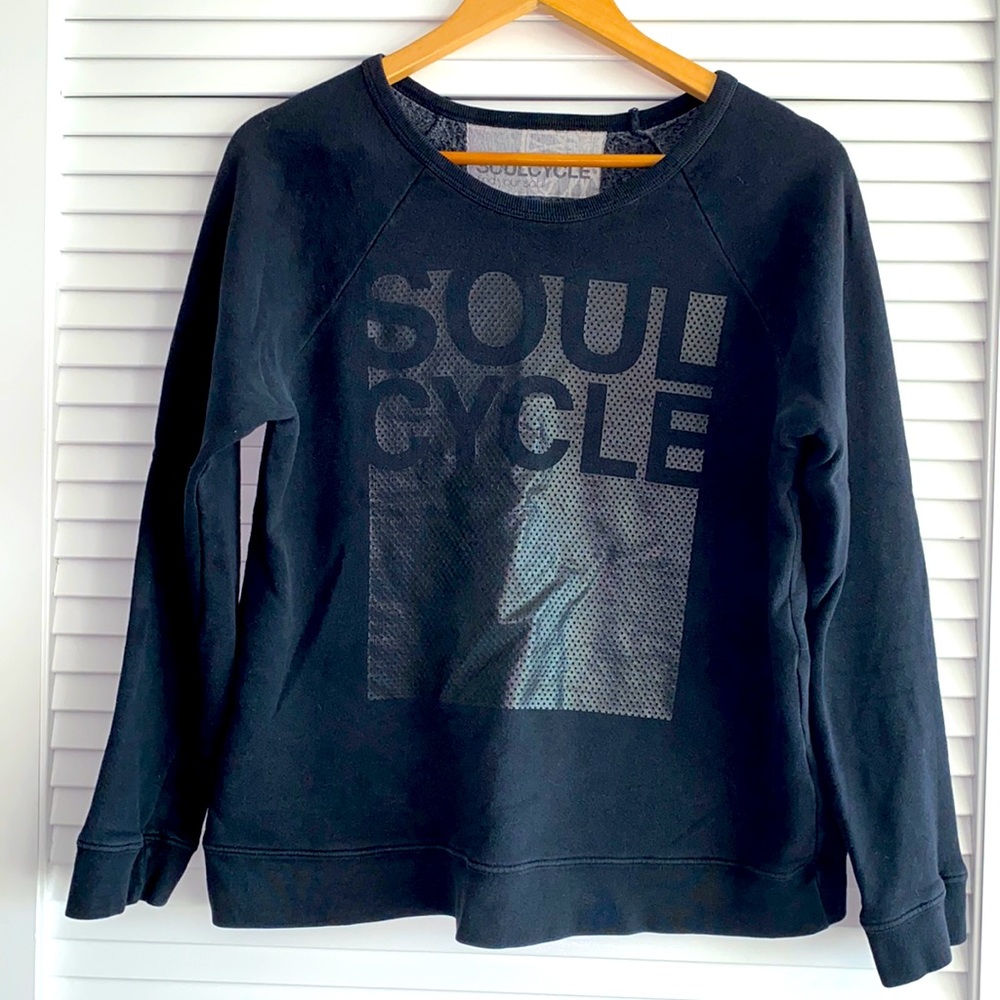 SoulcycleSweatshirt (L) worn lovingly, no holes!